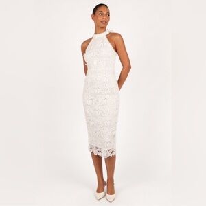 Adalyn Petal & Pup White Midi Dress